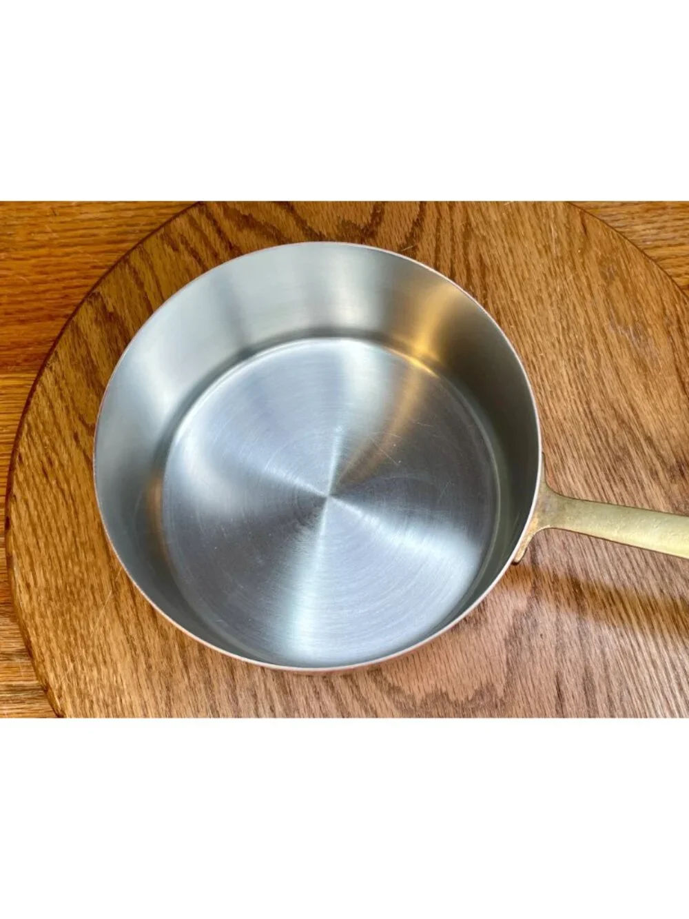 Vintage  Paul Revere Ware  2 quart  Copper Saucepan With Lid Bicentennial Brass